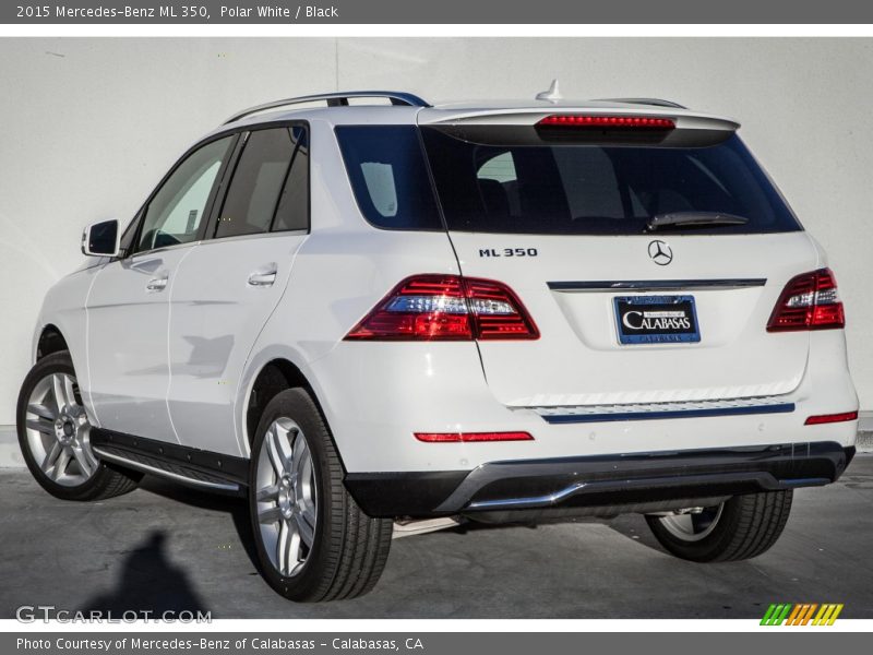 Polar White / Black 2015 Mercedes-Benz ML 350