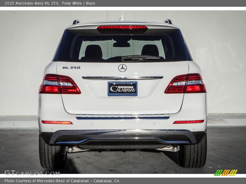 Polar White / Black 2015 Mercedes-Benz ML 350