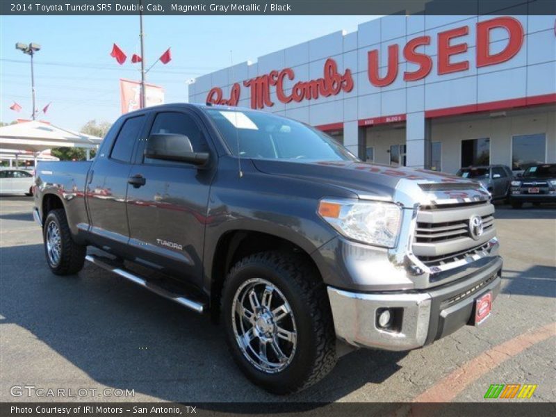 Magnetic Gray Metallic / Black 2014 Toyota Tundra SR5 Double Cab