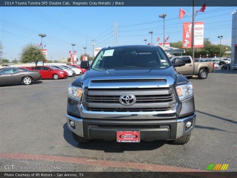Magnetic Gray Metallic / Black 2014 Toyota Tundra SR5 Double Cab