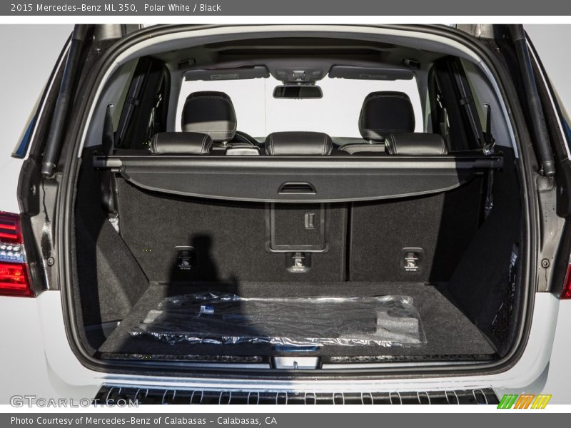 Polar White / Black 2015 Mercedes-Benz ML 350