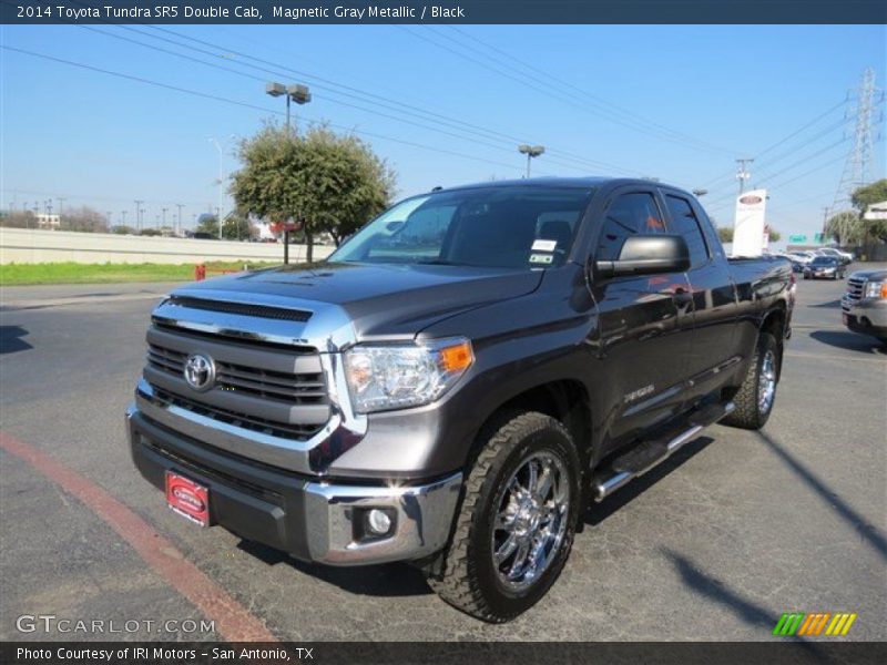 Magnetic Gray Metallic / Black 2014 Toyota Tundra SR5 Double Cab
