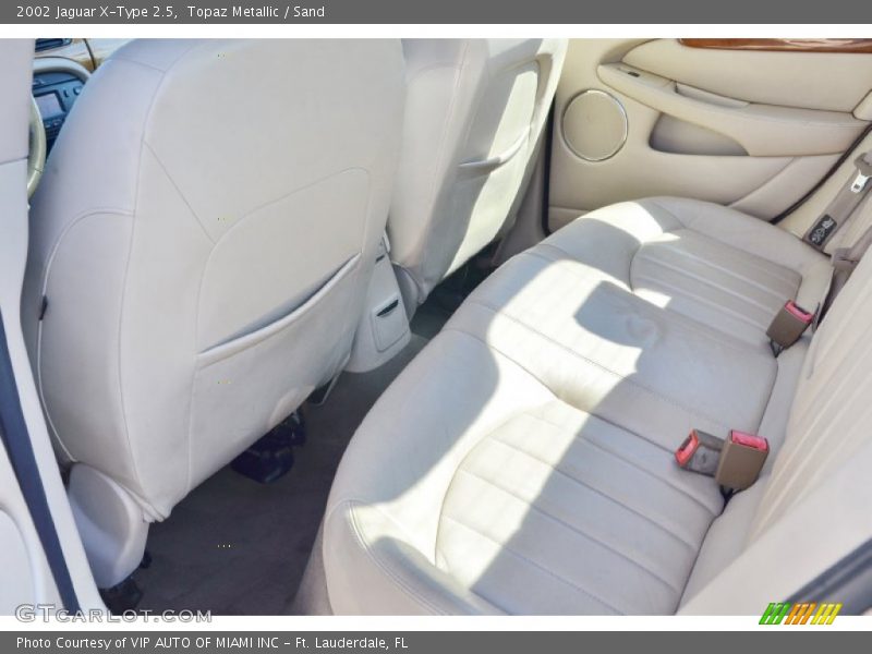 Topaz Metallic / Sand 2002 Jaguar X-Type 2.5