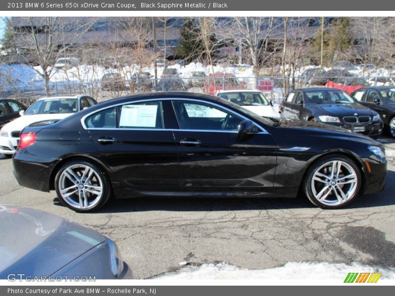  2013 6 Series 650i xDrive Gran Coupe Black Sapphire Metallic