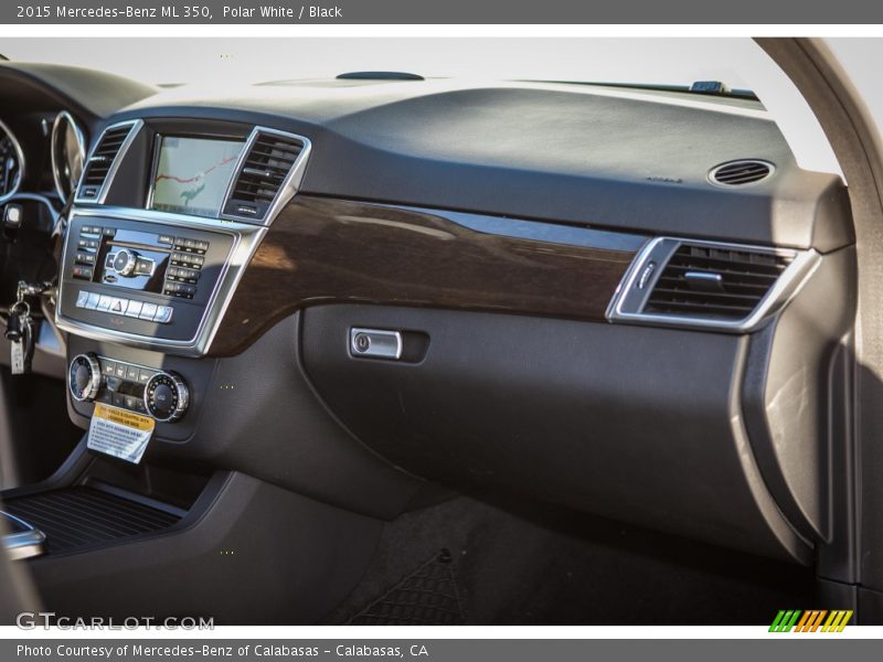 Polar White / Black 2015 Mercedes-Benz ML 350