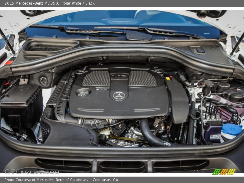 Polar White / Black 2015 Mercedes-Benz ML 350