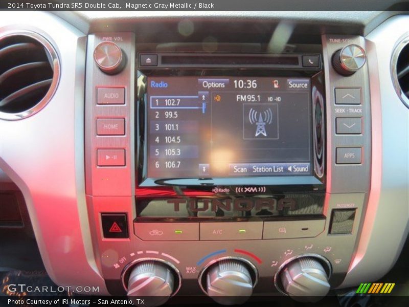 Magnetic Gray Metallic / Black 2014 Toyota Tundra SR5 Double Cab