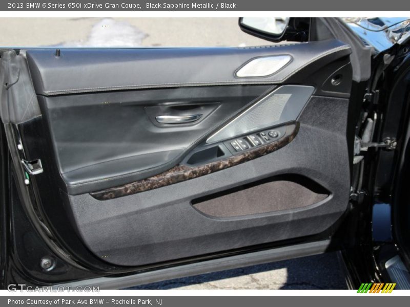 Black Sapphire Metallic / Black 2013 BMW 6 Series 650i xDrive Gran Coupe