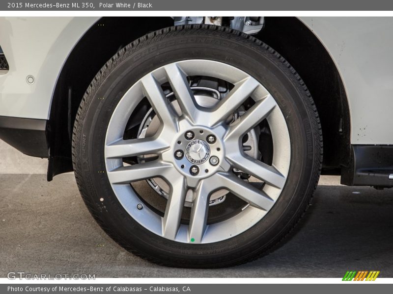 Polar White / Black 2015 Mercedes-Benz ML 350