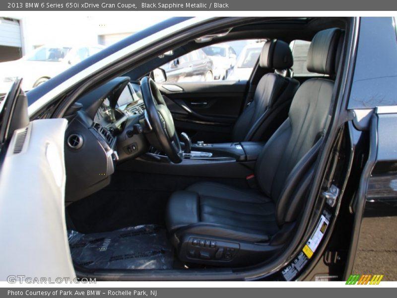 Black Sapphire Metallic / Black 2013 BMW 6 Series 650i xDrive Gran Coupe
