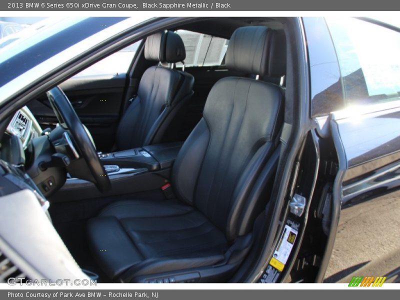 Black Sapphire Metallic / Black 2013 BMW 6 Series 650i xDrive Gran Coupe