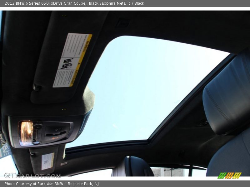 Black Sapphire Metallic / Black 2013 BMW 6 Series 650i xDrive Gran Coupe