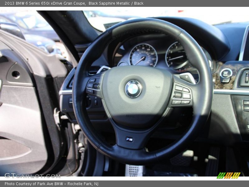 Black Sapphire Metallic / Black 2013 BMW 6 Series 650i xDrive Gran Coupe