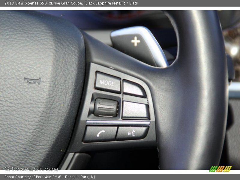 Black Sapphire Metallic / Black 2013 BMW 6 Series 650i xDrive Gran Coupe