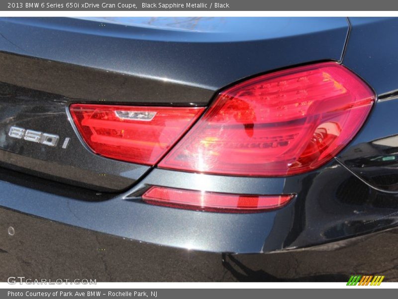 Black Sapphire Metallic / Black 2013 BMW 6 Series 650i xDrive Gran Coupe