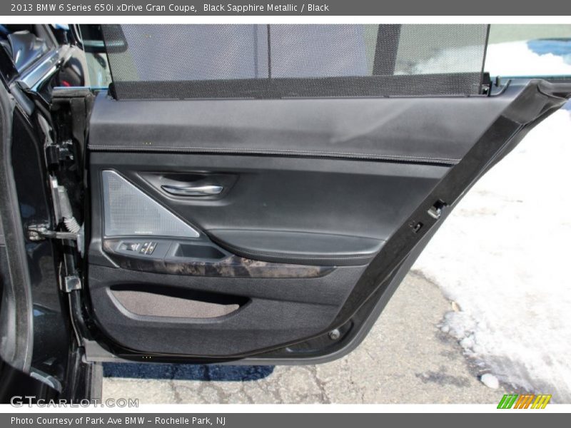 Black Sapphire Metallic / Black 2013 BMW 6 Series 650i xDrive Gran Coupe