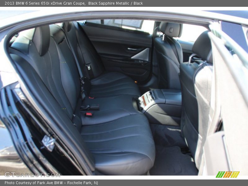 Black Sapphire Metallic / Black 2013 BMW 6 Series 650i xDrive Gran Coupe