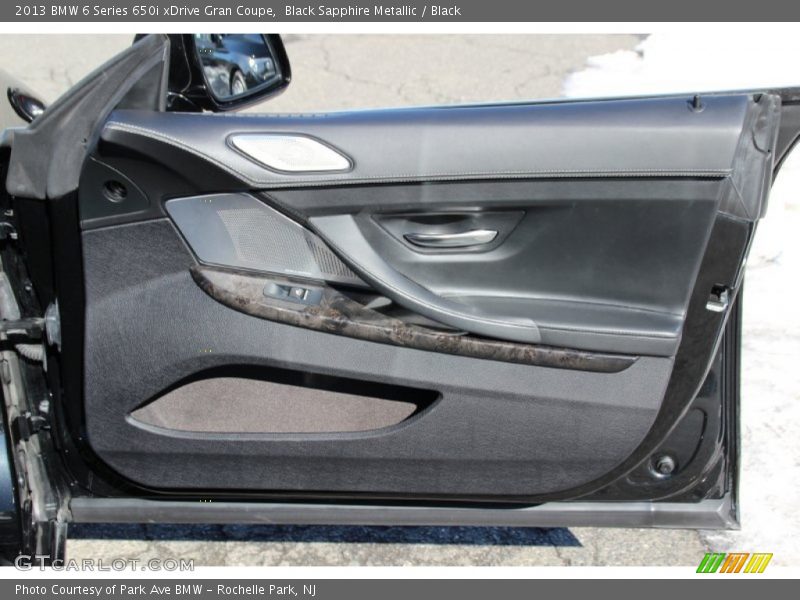 Black Sapphire Metallic / Black 2013 BMW 6 Series 650i xDrive Gran Coupe
