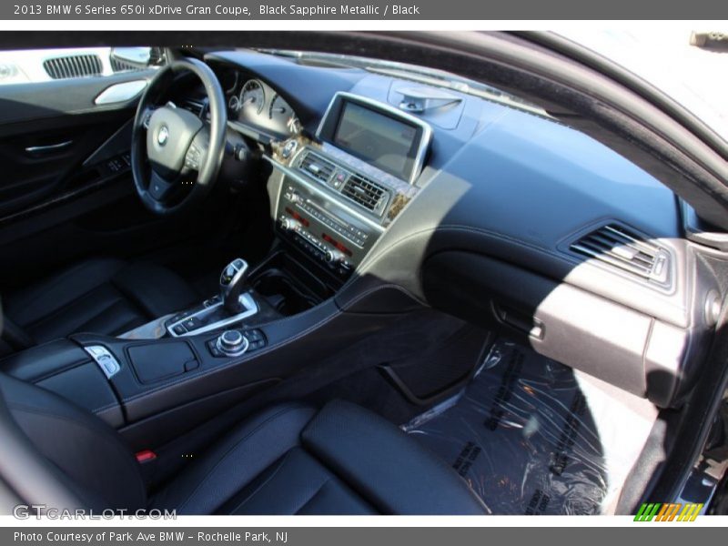 Black Sapphire Metallic / Black 2013 BMW 6 Series 650i xDrive Gran Coupe