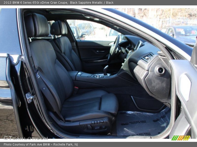 Black Sapphire Metallic / Black 2013 BMW 6 Series 650i xDrive Gran Coupe