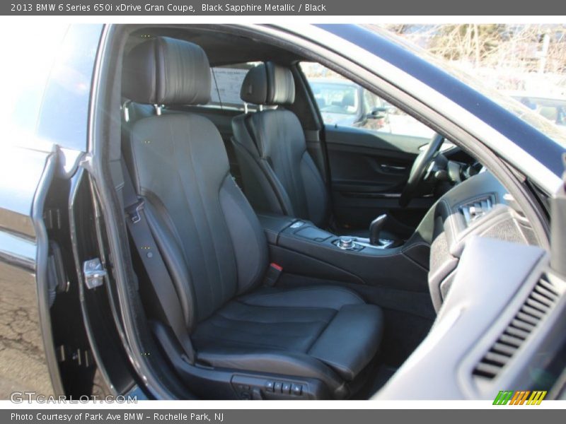 Black Sapphire Metallic / Black 2013 BMW 6 Series 650i xDrive Gran Coupe