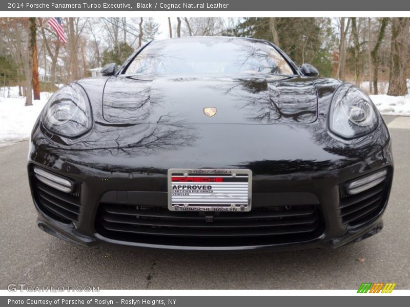 Black / Cognac Natural Leather 2014 Porsche Panamera Turbo Executive