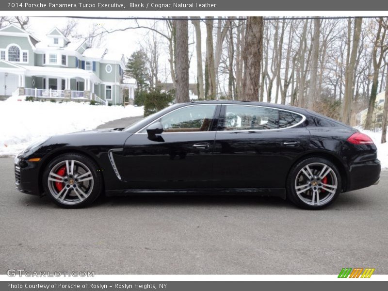 Black / Cognac Natural Leather 2014 Porsche Panamera Turbo Executive