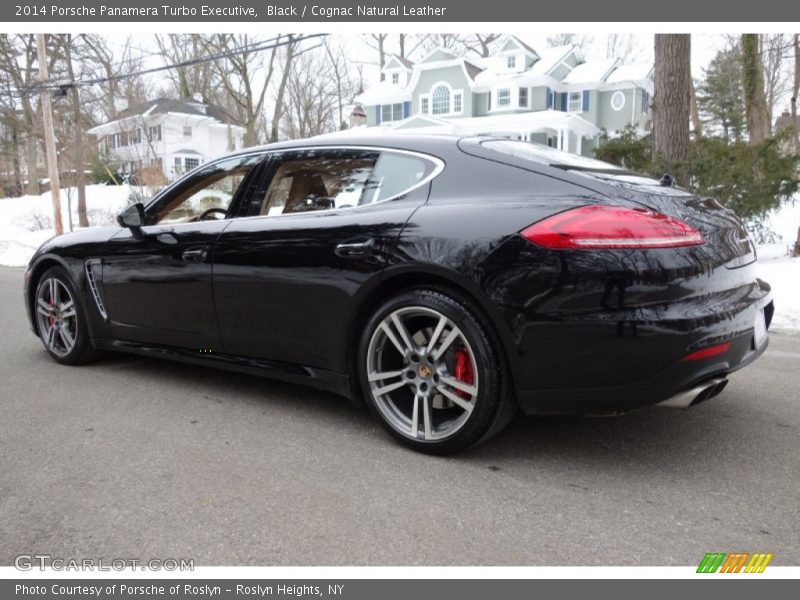 Black / Cognac Natural Leather 2014 Porsche Panamera Turbo Executive