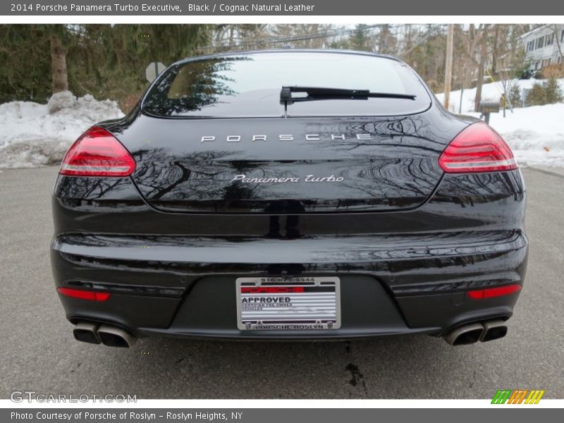 Black / Cognac Natural Leather 2014 Porsche Panamera Turbo Executive