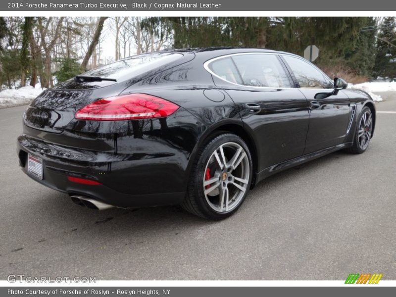 Black / Cognac Natural Leather 2014 Porsche Panamera Turbo Executive