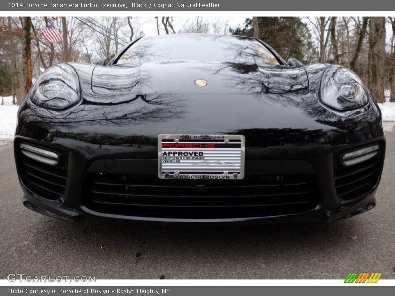 Black / Cognac Natural Leather 2014 Porsche Panamera Turbo Executive