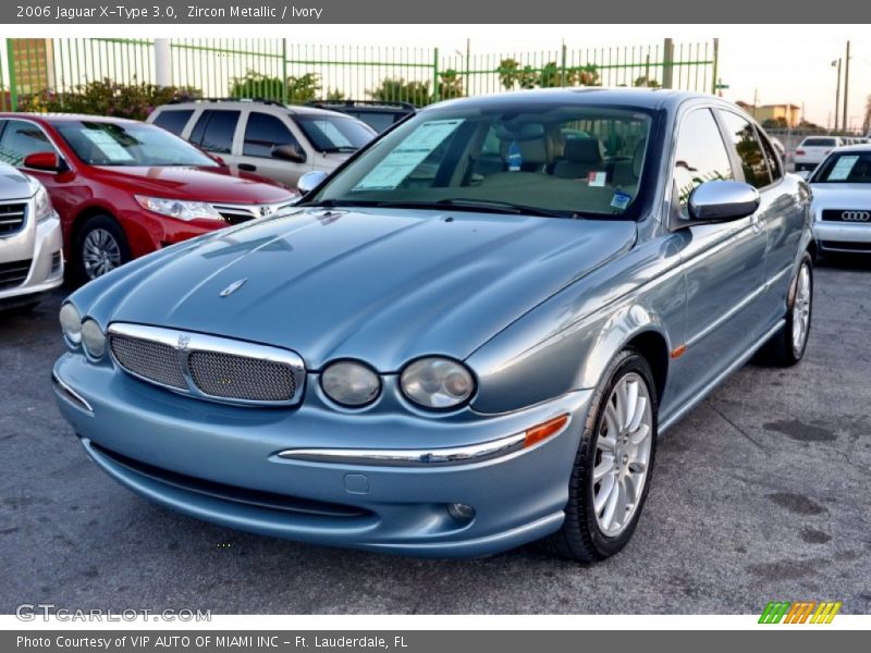 Zircon Metallic / Ivory 2006 Jaguar X-Type 3.0