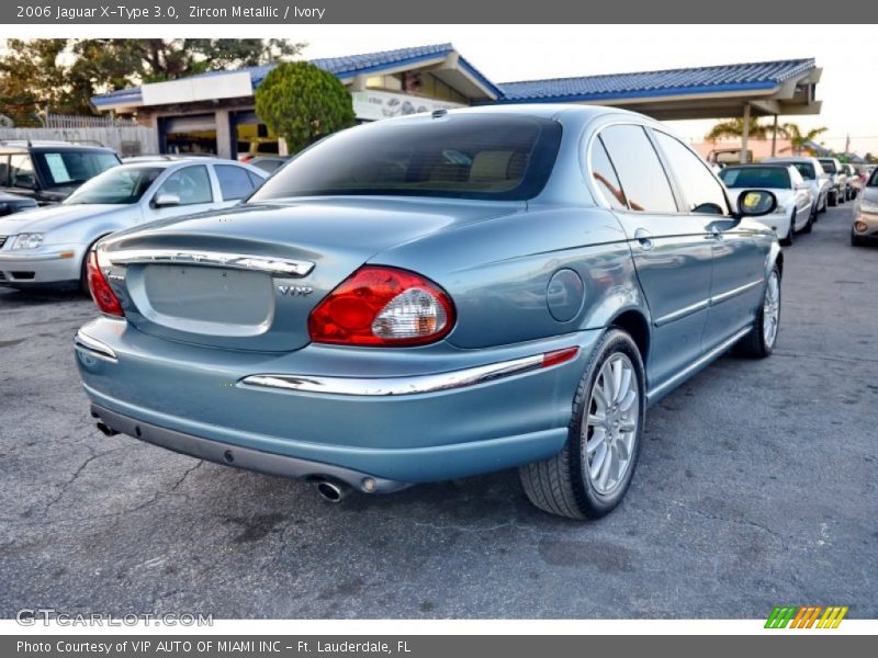 Zircon Metallic / Ivory 2006 Jaguar X-Type 3.0