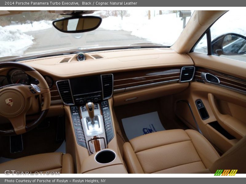 Black / Cognac Natural Leather 2014 Porsche Panamera Turbo Executive