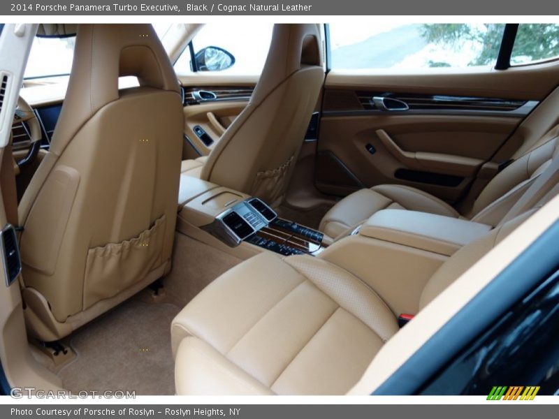 Black / Cognac Natural Leather 2014 Porsche Panamera Turbo Executive