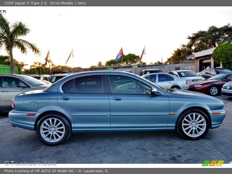 Zircon Metallic / Ivory 2006 Jaguar X-Type 3.0