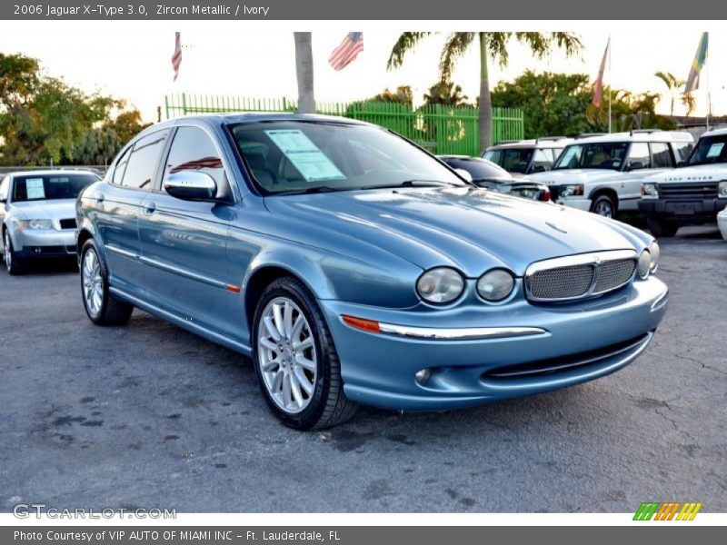 Zircon Metallic / Ivory 2006 Jaguar X-Type 3.0