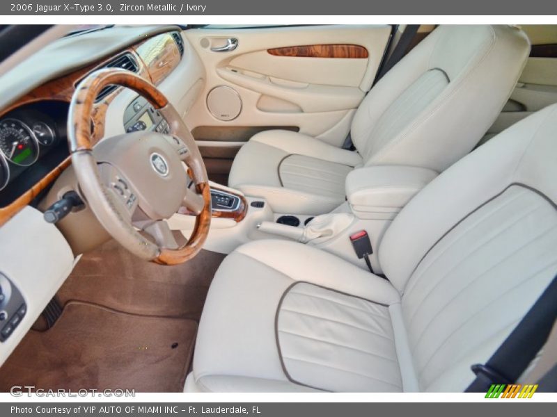 Zircon Metallic / Ivory 2006 Jaguar X-Type 3.0