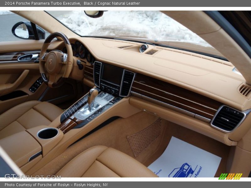 Black / Cognac Natural Leather 2014 Porsche Panamera Turbo Executive