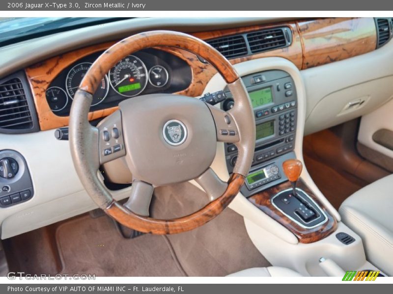 Zircon Metallic / Ivory 2006 Jaguar X-Type 3.0