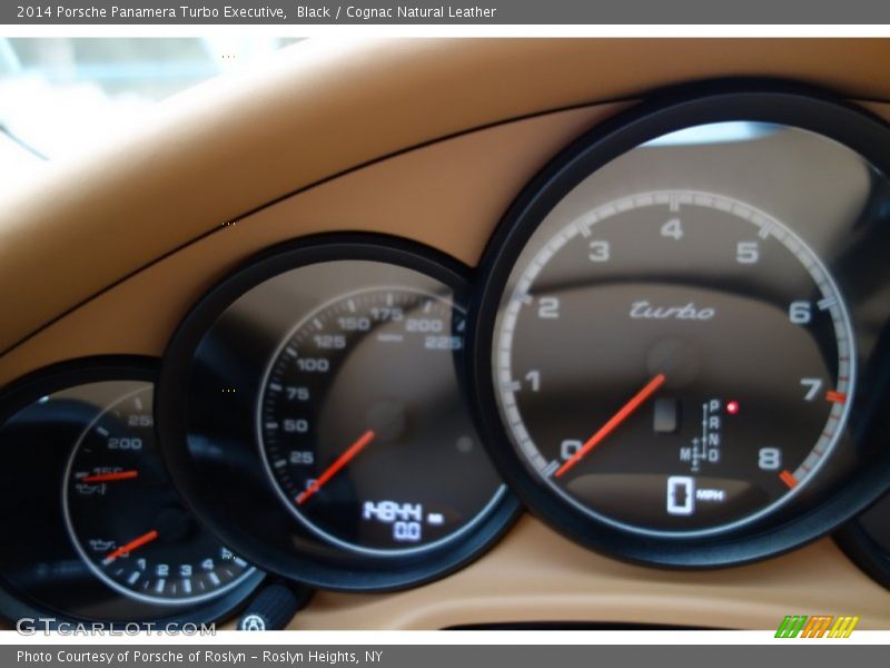 Black / Cognac Natural Leather 2014 Porsche Panamera Turbo Executive