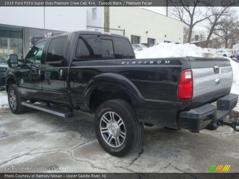 Tuxedo Black / Platinum Pecan 2015 Ford F350 Super Duty Platinum Crew Cab 4x4