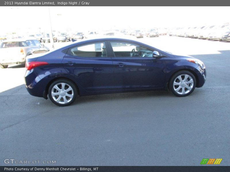 Indigo Night / Gray 2013 Hyundai Elantra Limited