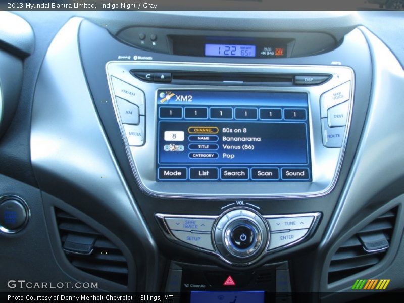 Indigo Night / Gray 2013 Hyundai Elantra Limited