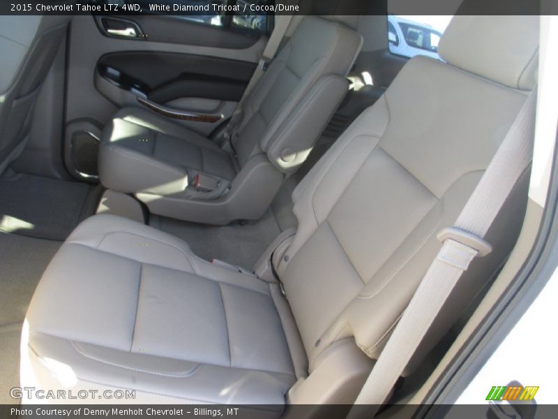 White Diamond Tricoat / Cocoa/Dune 2015 Chevrolet Tahoe LTZ 4WD