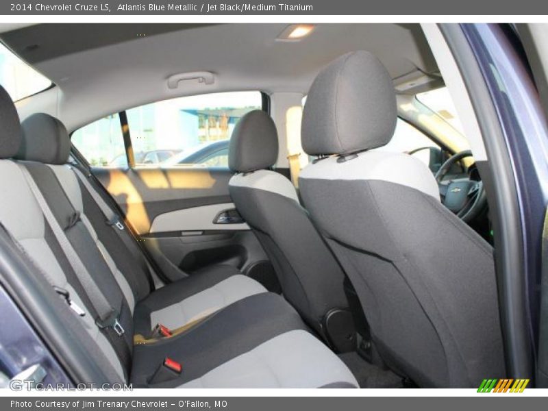 Atlantis Blue Metallic / Jet Black/Medium Titanium 2014 Chevrolet Cruze LS