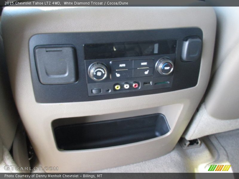 White Diamond Tricoat / Cocoa/Dune 2015 Chevrolet Tahoe LTZ 4WD