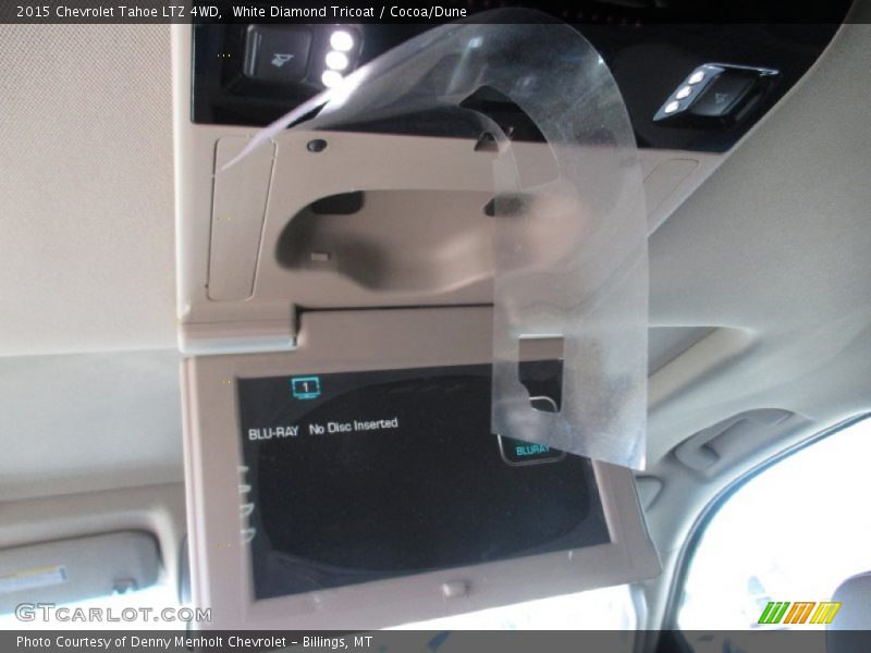 White Diamond Tricoat / Cocoa/Dune 2015 Chevrolet Tahoe LTZ 4WD