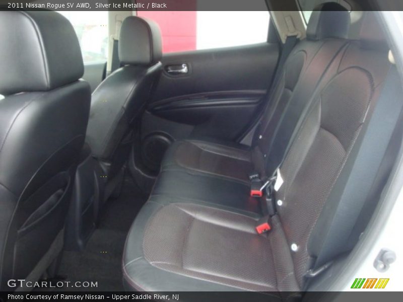 Silver Ice Metallic / Black 2011 Nissan Rogue SV AWD