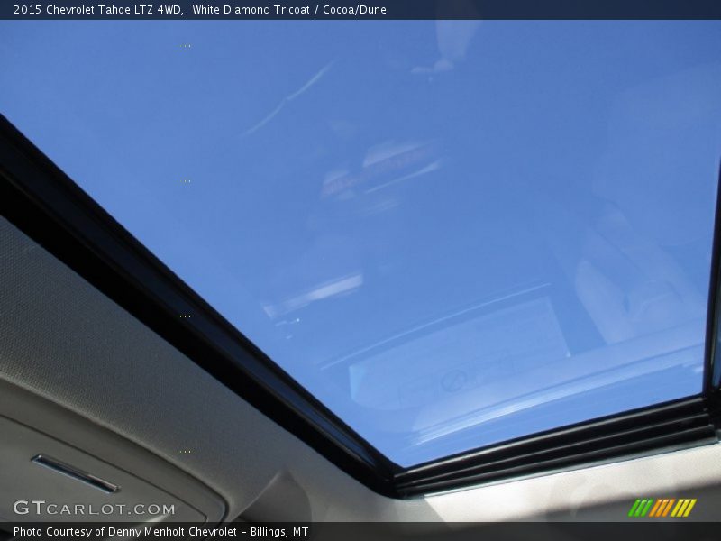 White Diamond Tricoat / Cocoa/Dune 2015 Chevrolet Tahoe LTZ 4WD